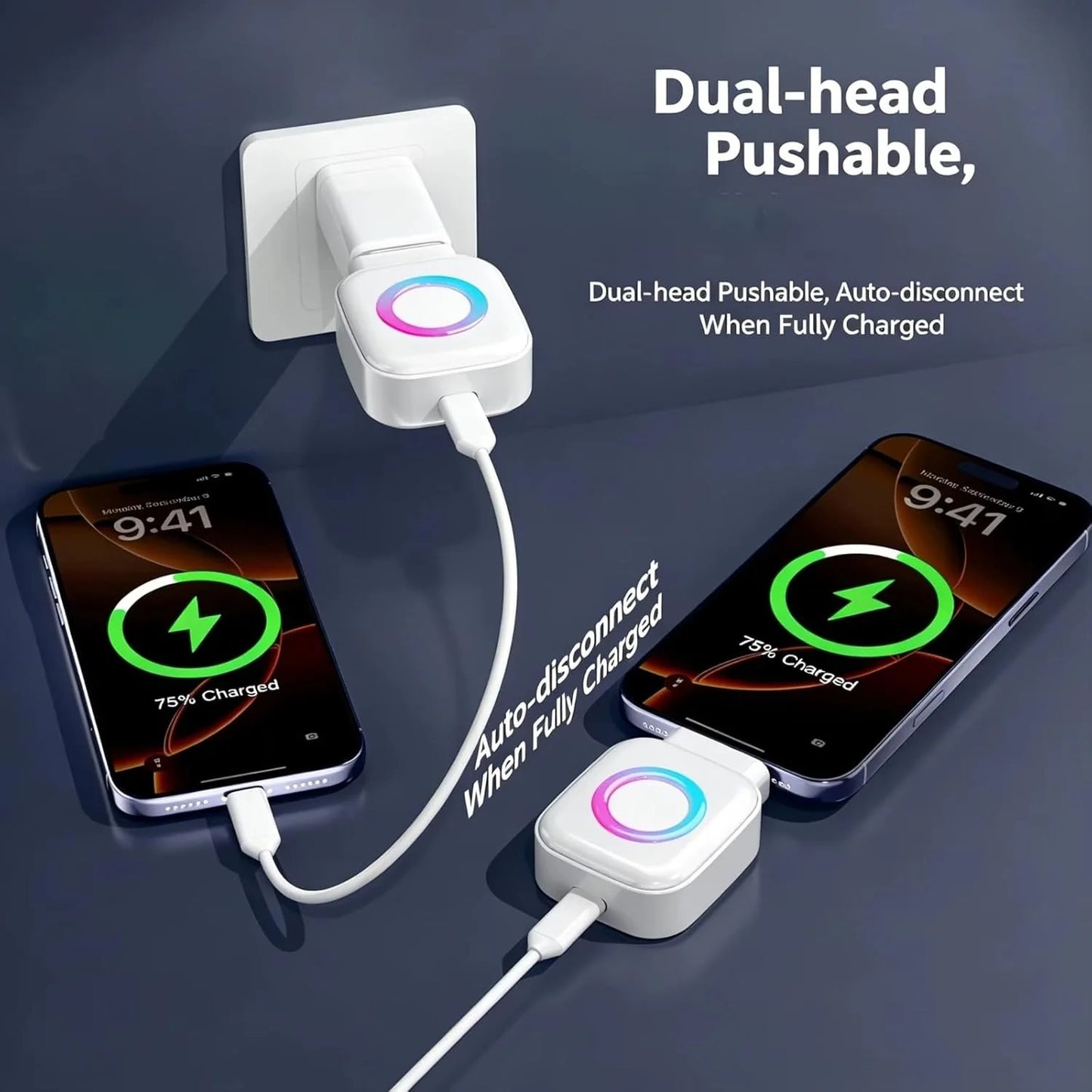 Smart Auto-Disconnect Charger – Fast Type-C Charging with Automatic Eject