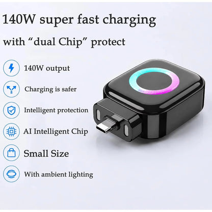Smart Auto-Disconnect Charger – Fast Type-C Charging with Automatic Eject