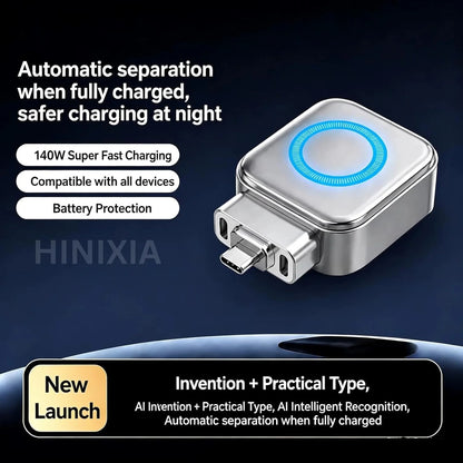 Smart Auto-Disconnect Charger – Fast Type-C Charging with Automatic Eject