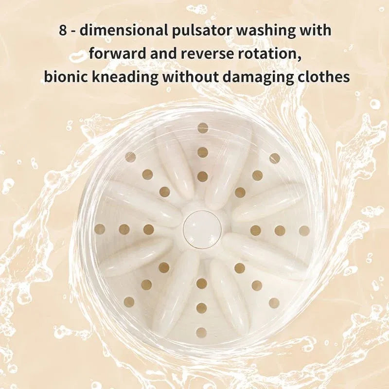 Double-Bucket Mini Washing Machine Ⓢ